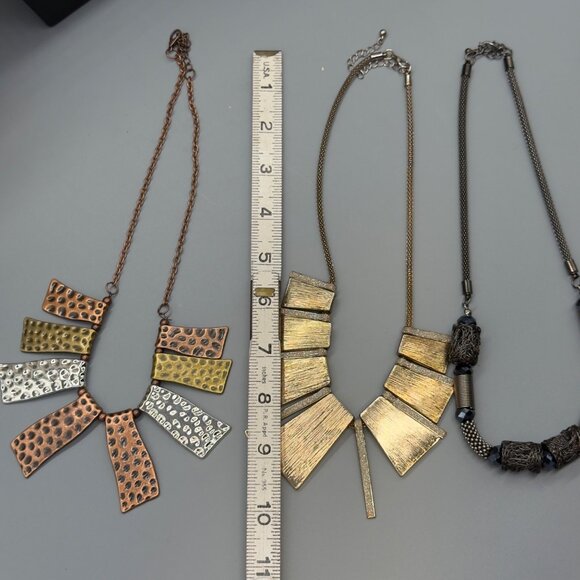 Vintage to Modern Silver & Gold Tone Lot Mixed Metals Jewelry - Picture 12 of 16